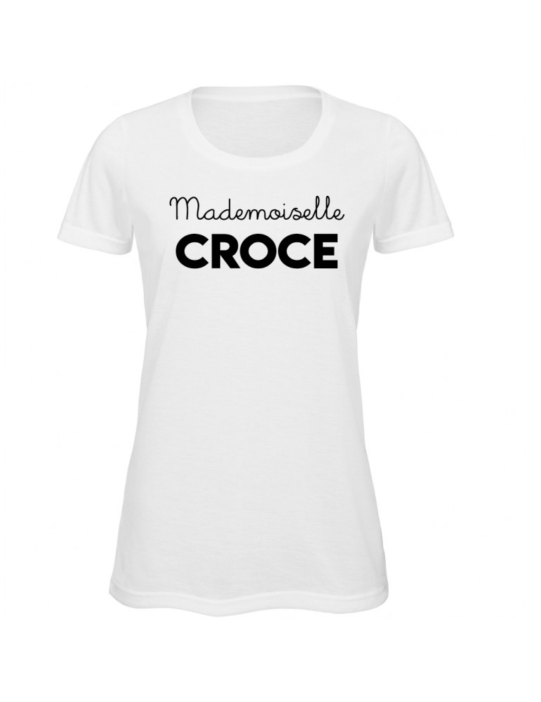 tee-shirt mademoiselle croce tee-shirt mademoiselle croce